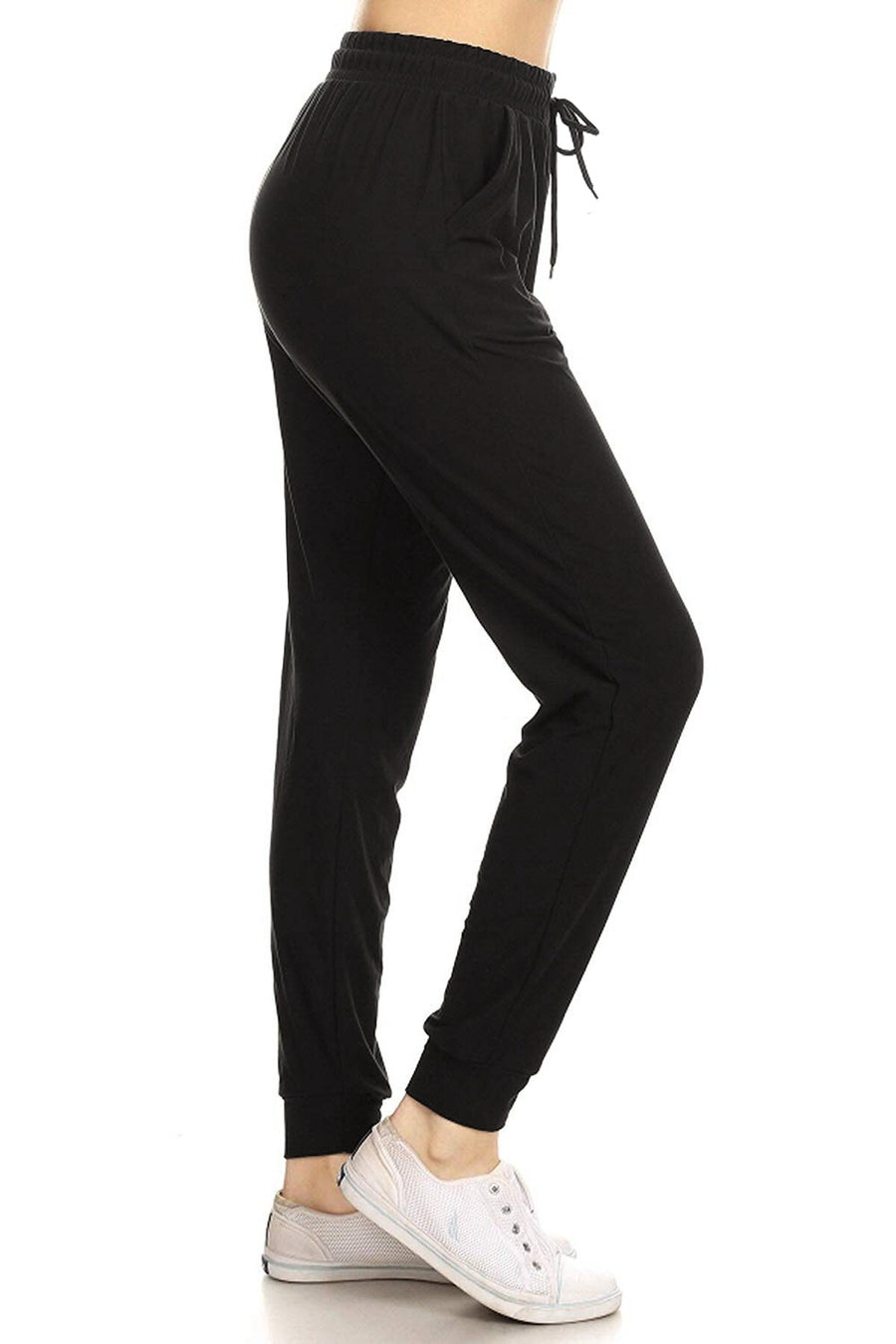 "Keep It Together" Black Drawstring Jogger
