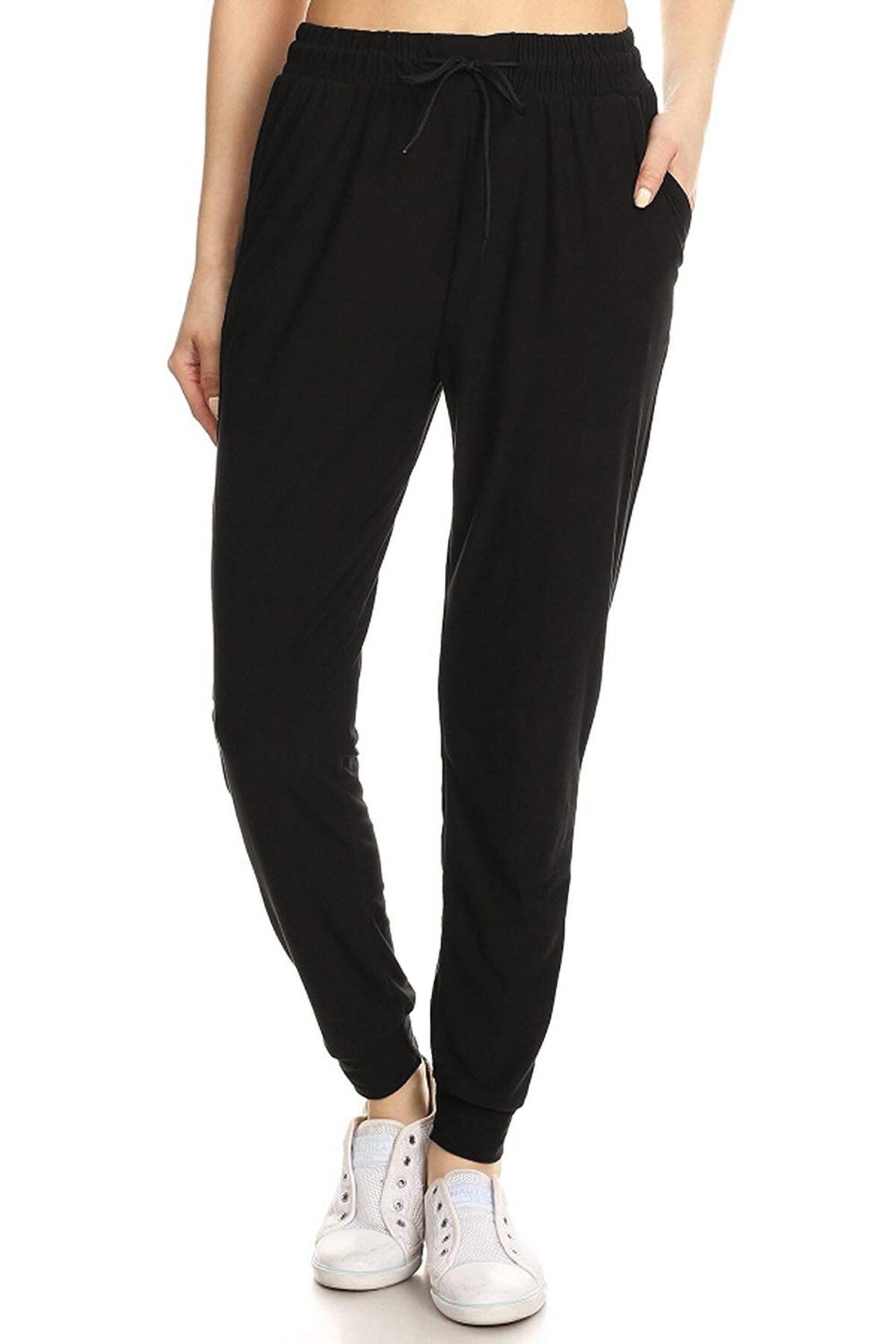 "Keep It Together" Black Drawstring Jogger