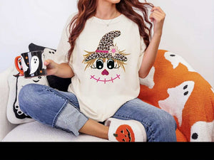"Scarecrow" Cream Graphic Tee  Pre-Order Only