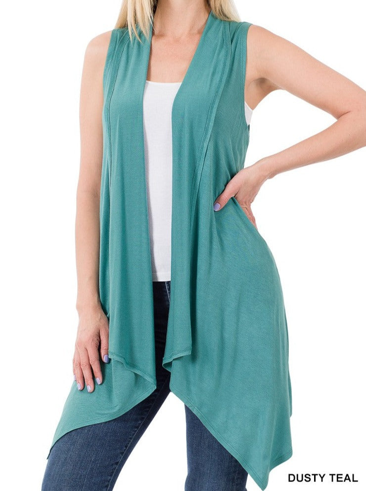 "Anthem" Draped Vest *FINAL SALE*