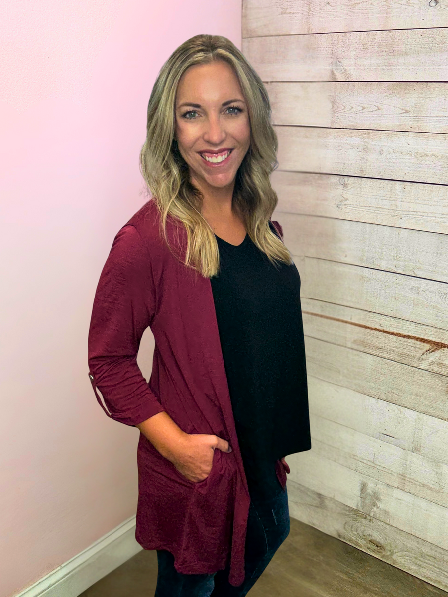 "Everyday Elegance" Solid Lizzy Cardigan