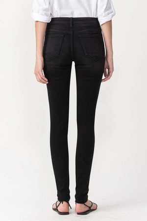 Lovervet Mid-Rise Black Skinny Jeans- LV1015