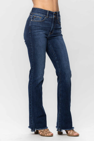 Judy Blue Hi-Waist Frayed Bootcut Jean- 82568