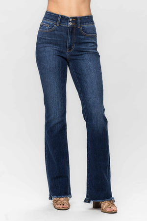 Judy Blue Hi-Waist Frayed Bootcut Jean- 82568