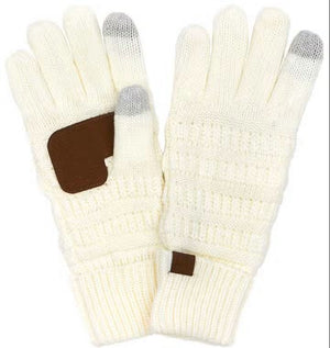 C.C Knit Gloves with Lining