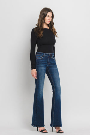 Lovervet Mid-Rise Flare Jeans- LV1040