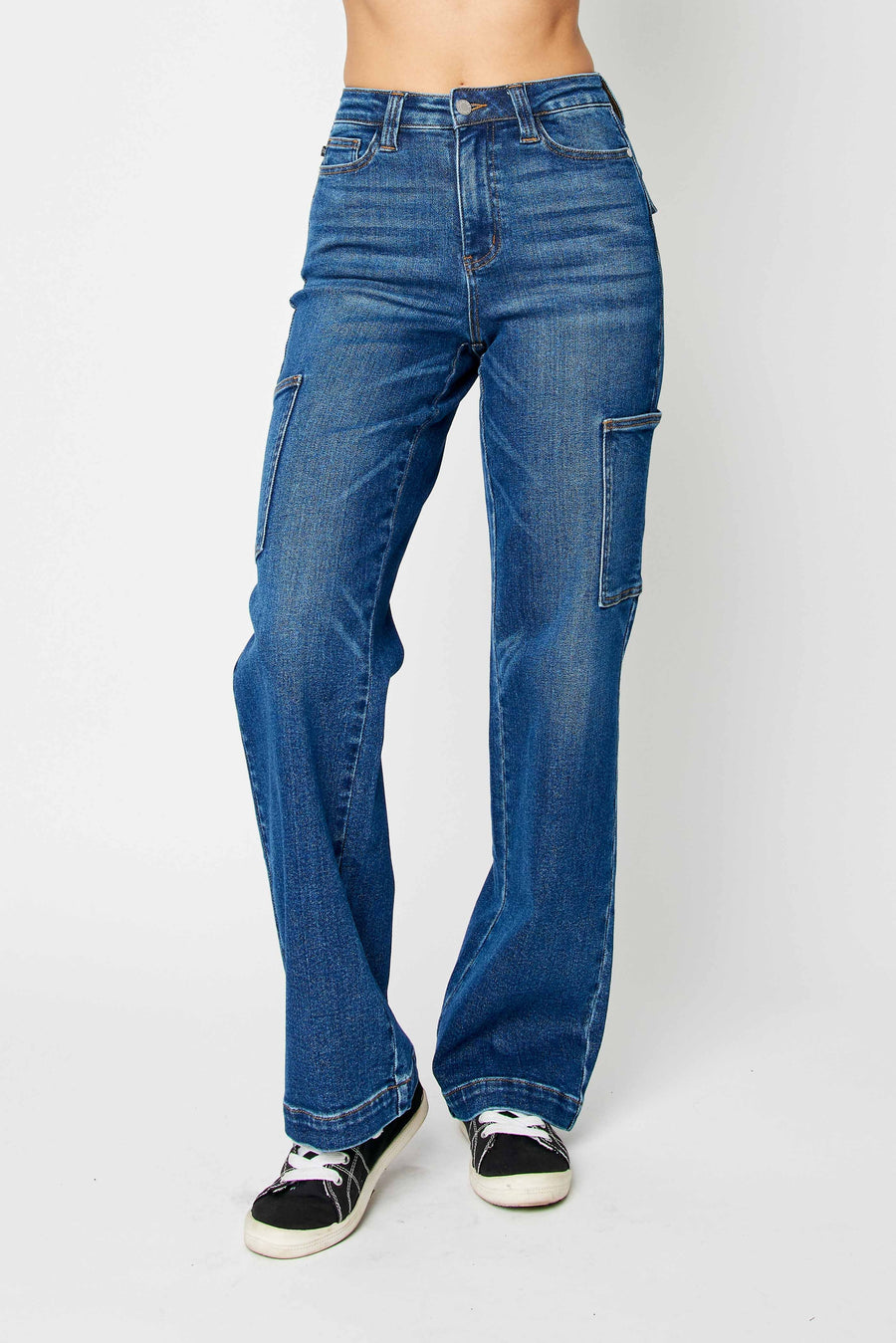 Judy Blue Hi-Waist Cargo Jean- 88725