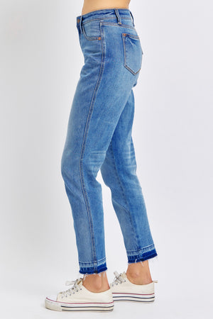 Judy Blue Mid-Rise Boyfriend Jeans- 88818