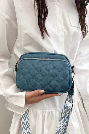 "Janet" Quilted Crossbody Purse
