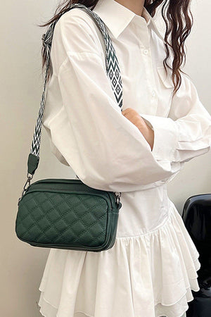 "Janet" Quilted Crossbody Purse