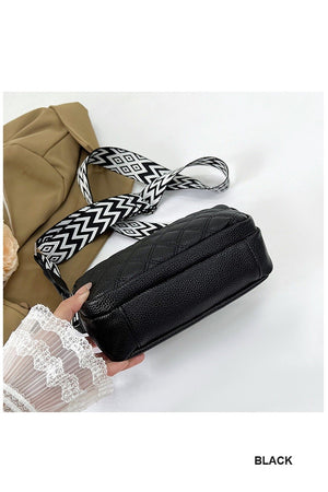 "Janet" Quilted Crossbody Purse