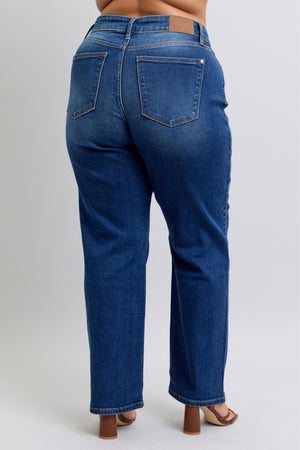 Judy Blue Mid-Rise Straight Jean- 82629
