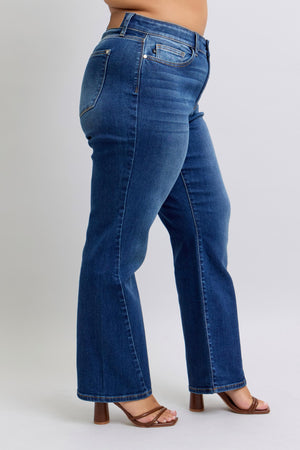 Judy Blue Mid-Rise Straight Jean- 82629