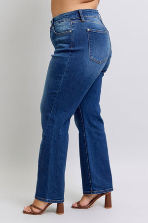 Judy Blue Mid-Rise Straight Jean- 82629