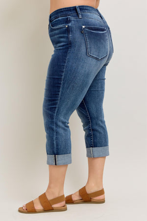 Judy Blue Cuffed Capri- 72121