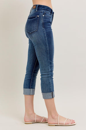 Judy Blue Cuffed Capri- 72121