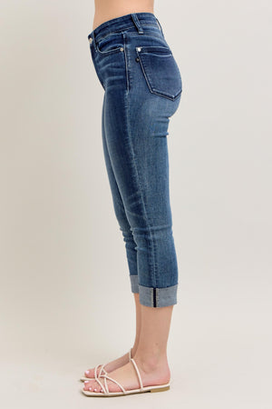 Judy Blue Cuffed Capri- 72121