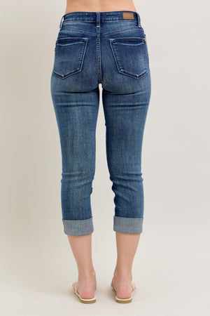 Judy Blue Cuffed Capri- 72121