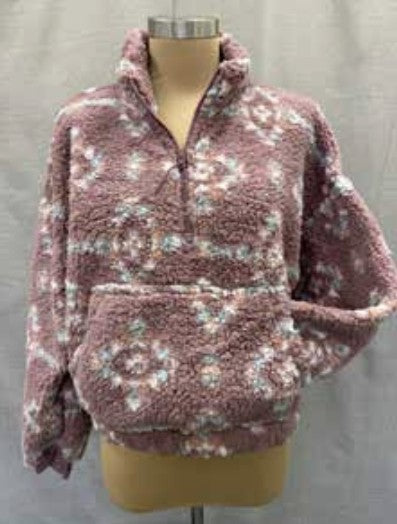 PF "Keeping The Joy" Sherpa Pullover