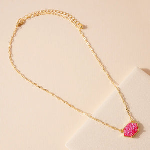 "Shiloh" Druzy Charm Necklace