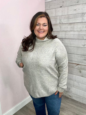 "Can't Deny It" Turtleneck Sweater Top