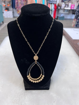 "Remington" Long Teardrop Necklace