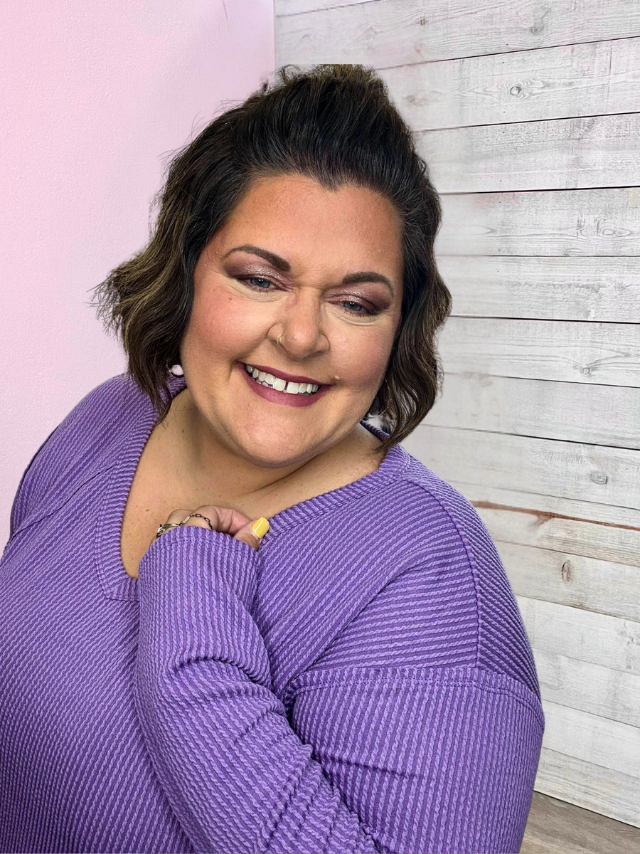"Lilac Love" Purple Long Sleeve Top