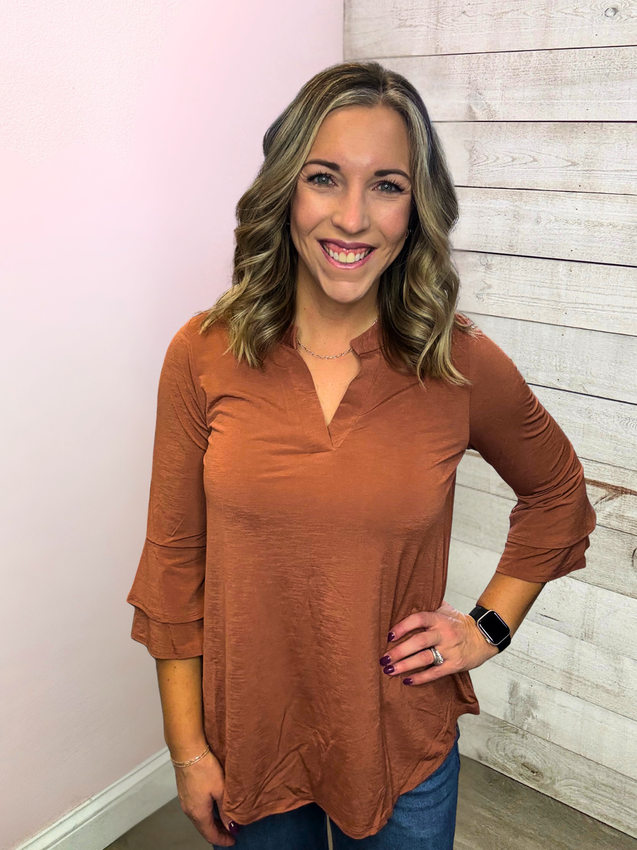 "Stay Polished" Solid Belled Lizzy- Caramel