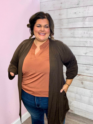 "Everyday Elegance" Solid Lizzy Cardigan