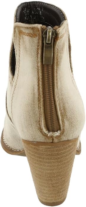 "Smoke Show" Corkys Beige Denim Bootie