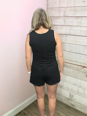 "Simply Stunning" Black Romper