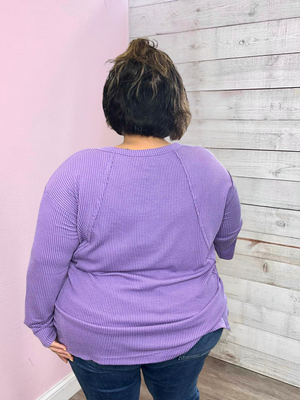 "Lilac Love" Purple Long Sleeve Top