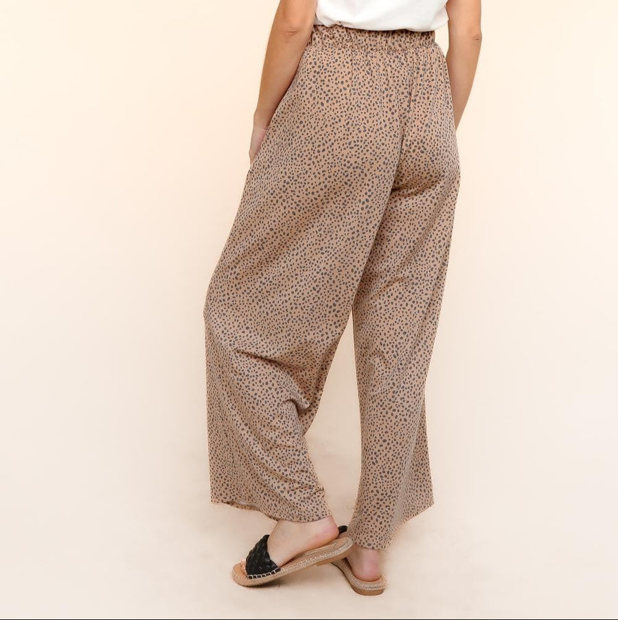 "Social Club" Dotted Animal Print Pants *FINAL SALE*