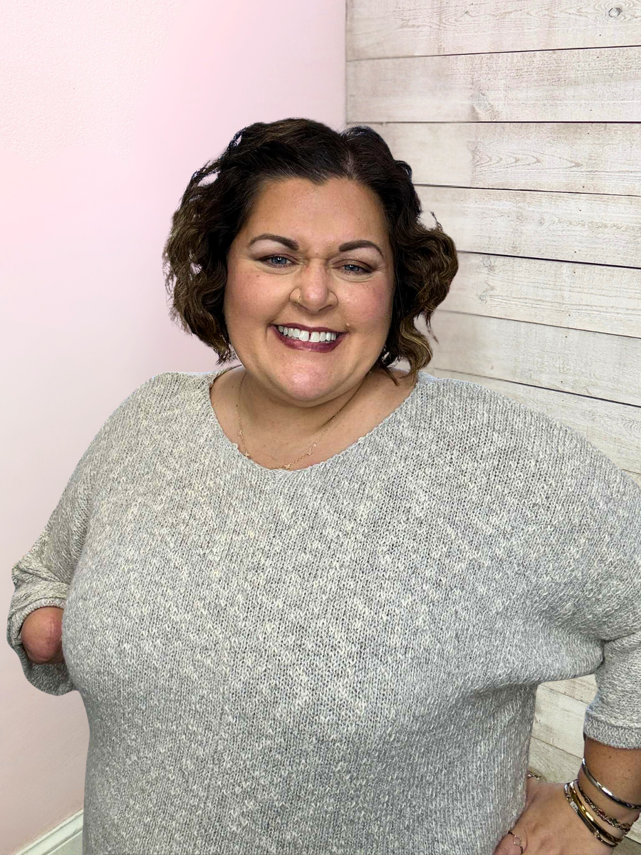 "Effortlessly Yours" Short Sleeve Sweater