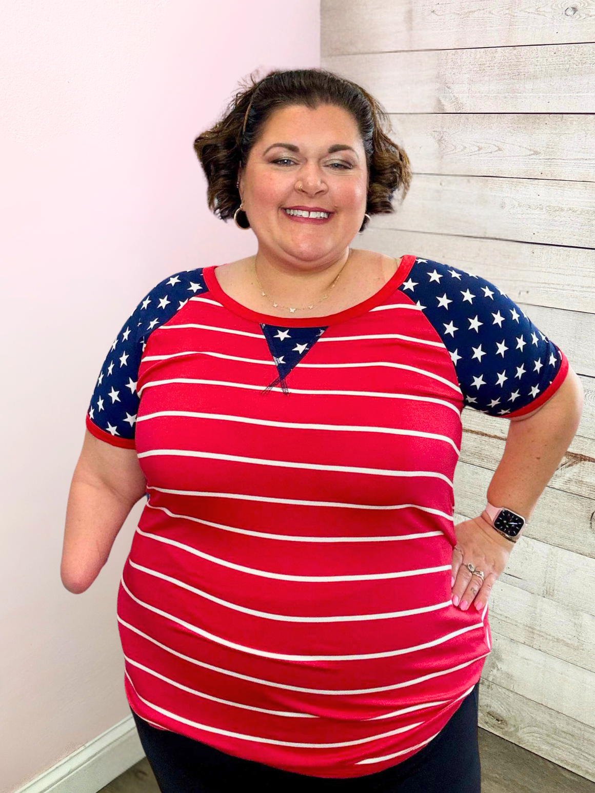 "USA Dream" Stars and Stripe Top