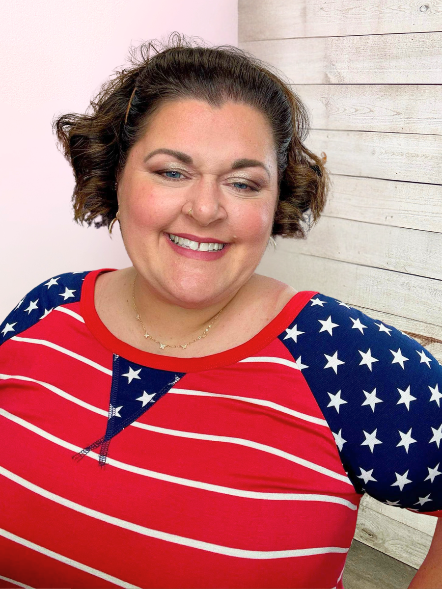 "USA Dream" Stars and Stripe Top