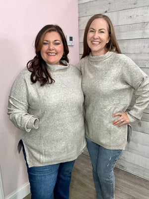 "Can't Deny It" Turtleneck Sweater Top