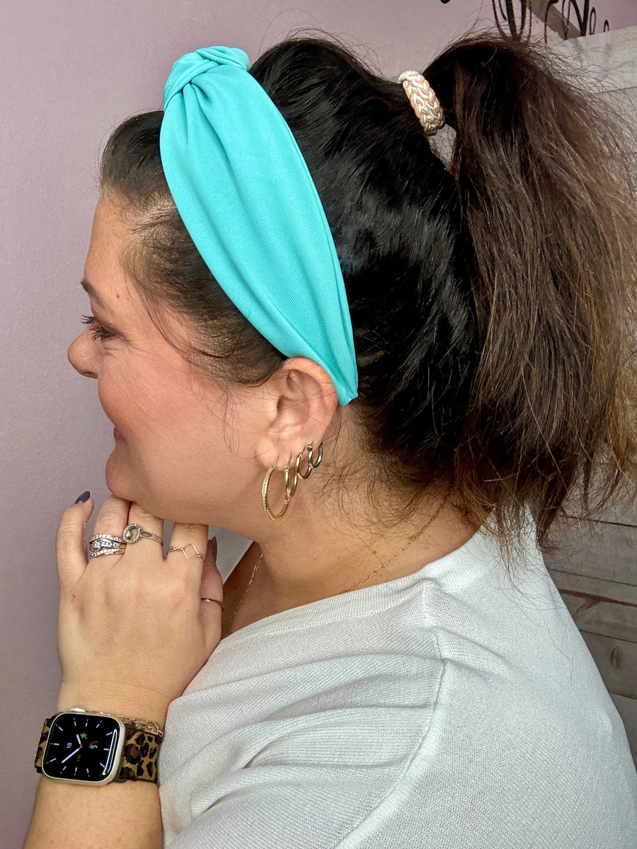 "Jade" Soft Textured Fabric Headband