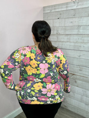 "Make It Count" Floral Weekender Top *FINAL SALE*