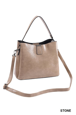 "Lori" Vegan Leather Bucket Purse