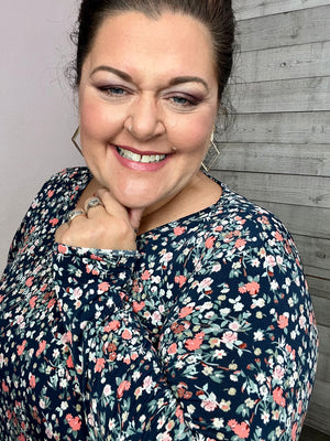 "Feeling Playful" Floral Print Top