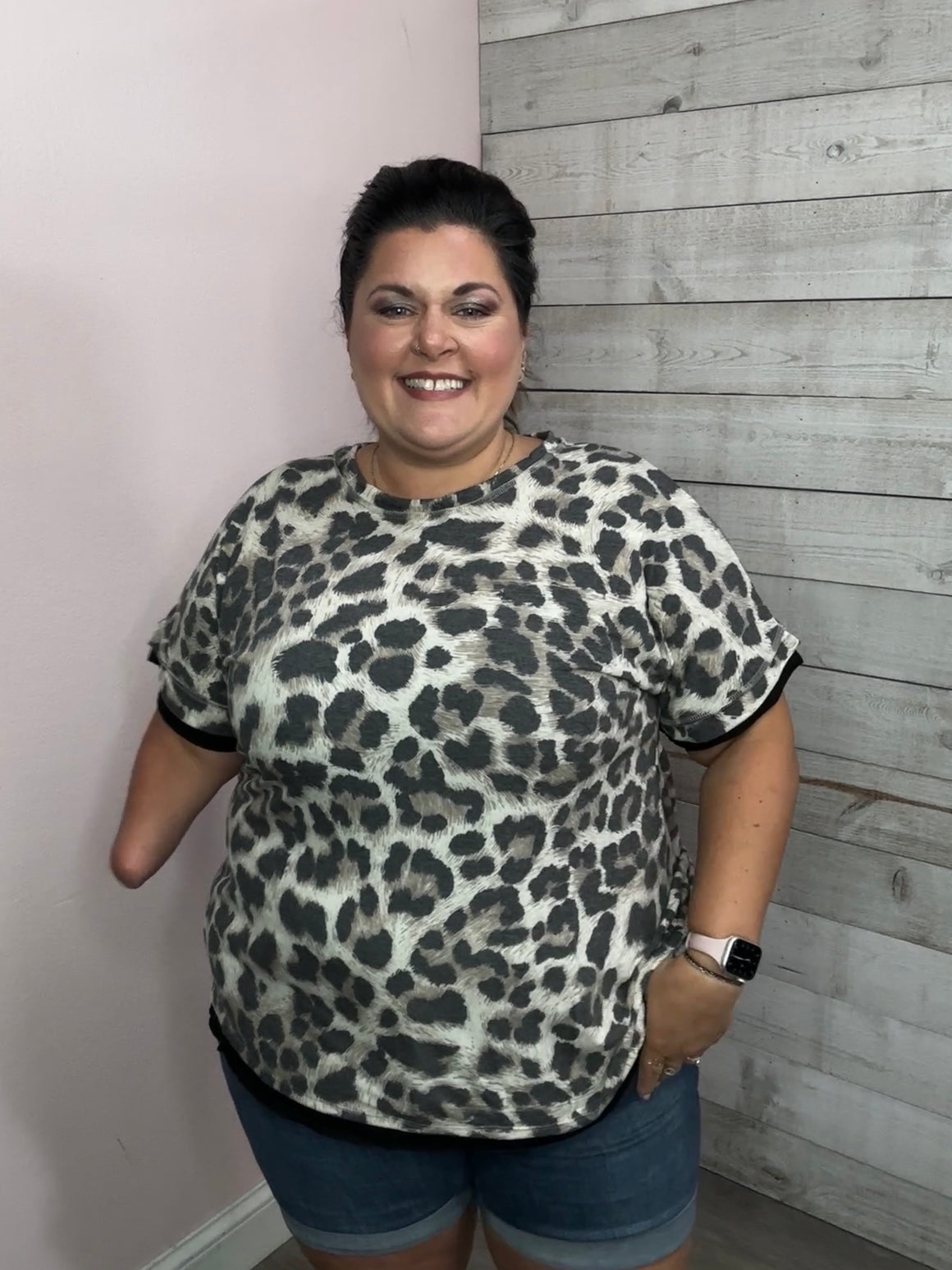 "Speak Your Mind" Leopard Print Top