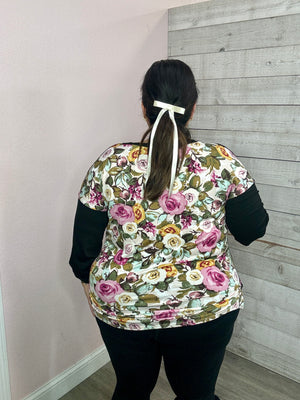 "My Kind Of Love" Floral Pocket Top