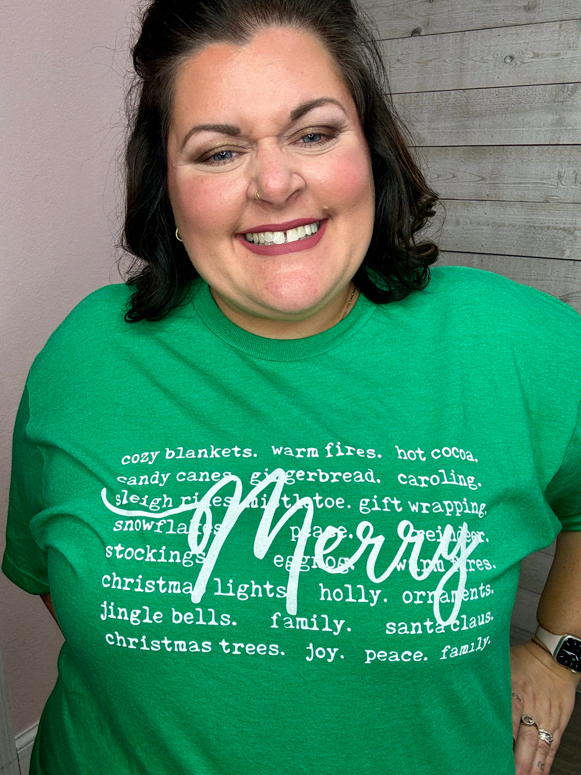 Merry Green Graphic T-Shirt