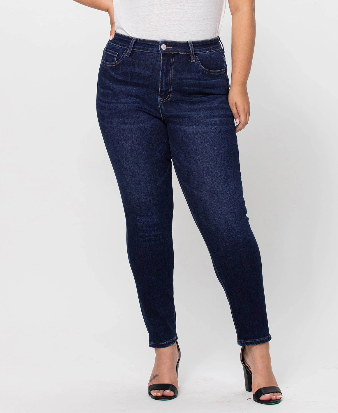 Lovervet High Rise Dark Wash Skinny V2423