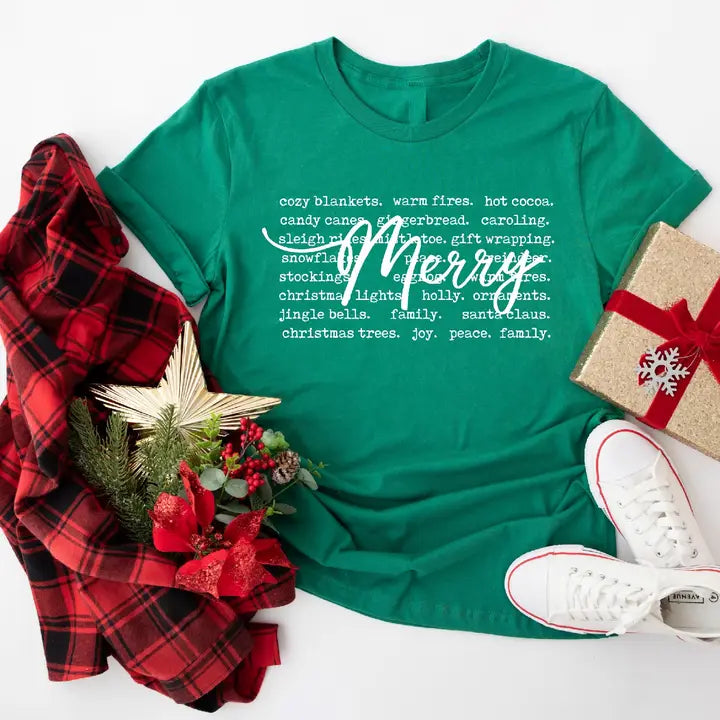 Merry Green Graphic T-Shirt