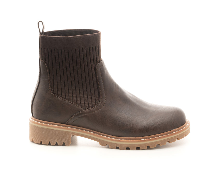 "Cabin Fever" Brown Ankle Boot