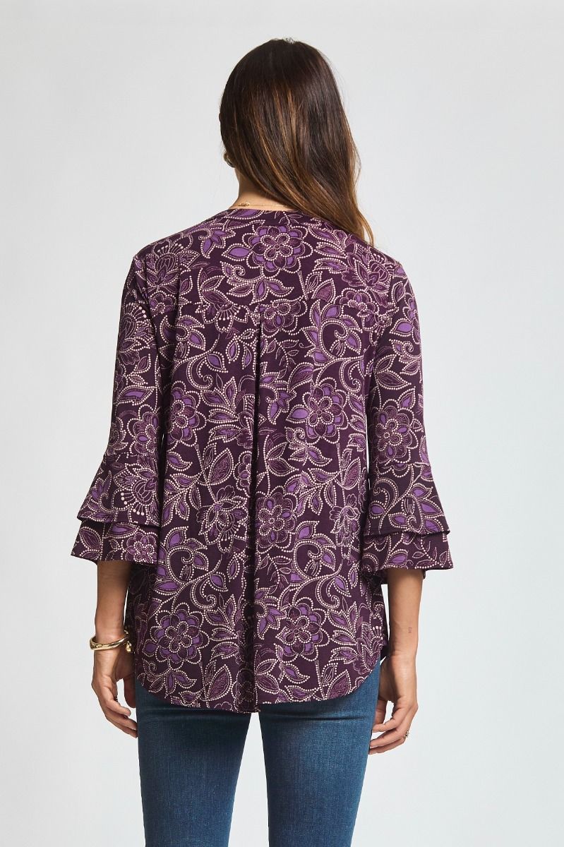 "Catchy Tune" Paisley Bell Sleeve Lizzy