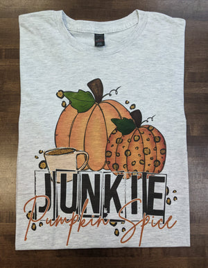 Junkie Pumpkin Spice Graphic Tee *FINAL SALE*