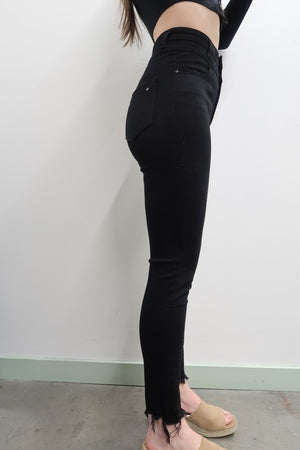 Mica Denim Super Hi-Rise Black Skinny Jeans- MDE-S133BK